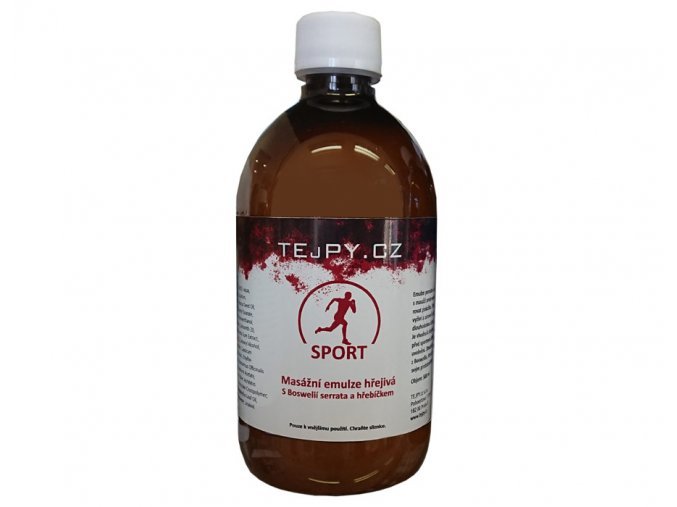 Masážna emulzia Hrejivá 500 ml